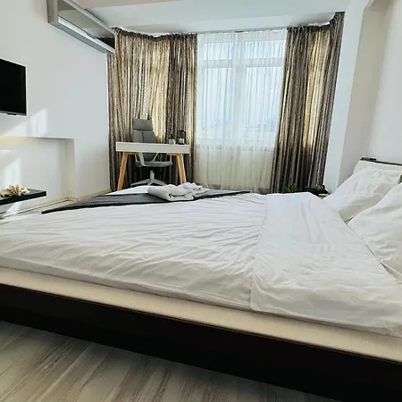 아파트 Red Flat 2br With Luxurious King Bed & Hot Tub 부쿠레슈티